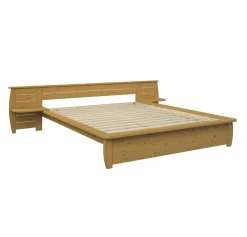 Lit rangement Théo - Miel - 160 x 200 cm