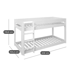 Lits superposés Tobias - Naturel