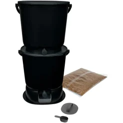 Lot de 2 composteurs d'intérieur Bokashi Essential