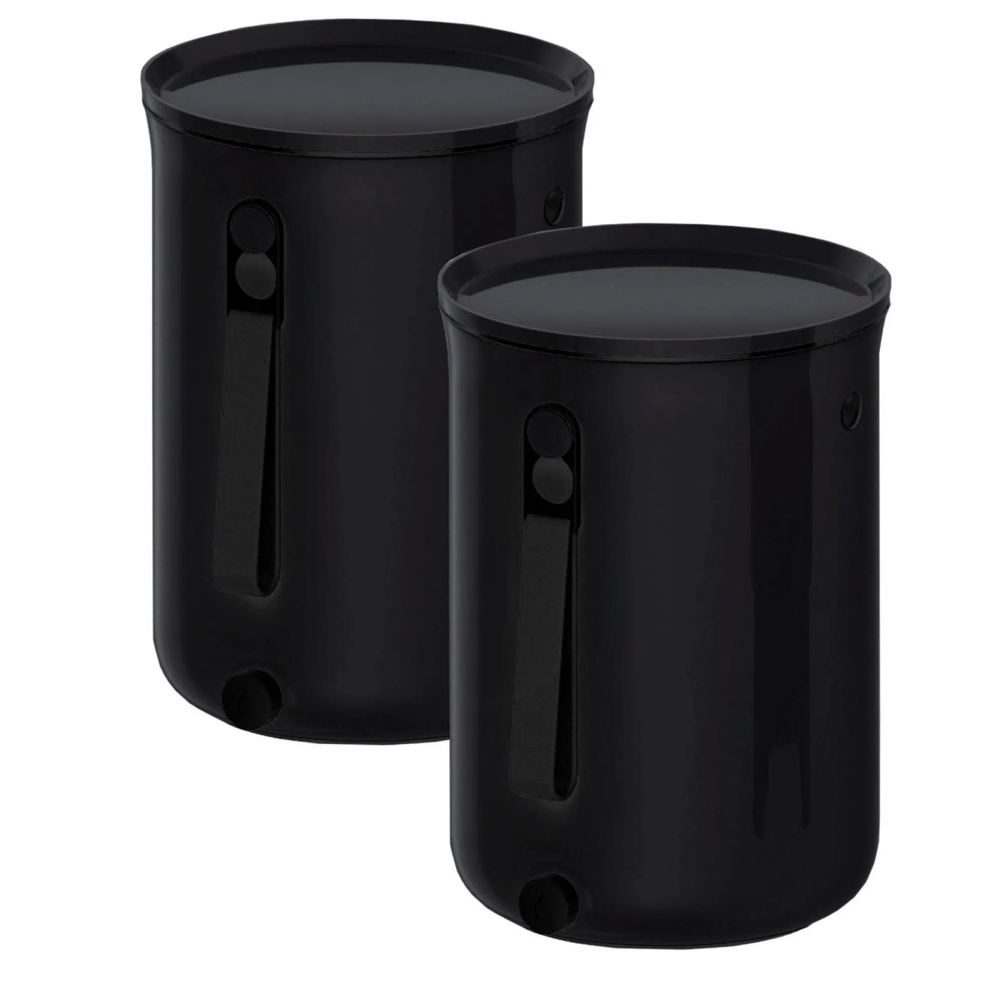 Lot de 2 composteurs interieur Bokashi Organko - Noir