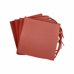 Lot de 4 Galettes de Chaises de Jardin Recyclé Heva - Tomette