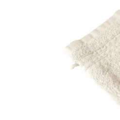 Lot de 2 gants de toilette coton bio Lena - Blanc Cassé