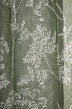 Lot de 2 rideaux coton Angélique - Vert - 135 x 260 cm