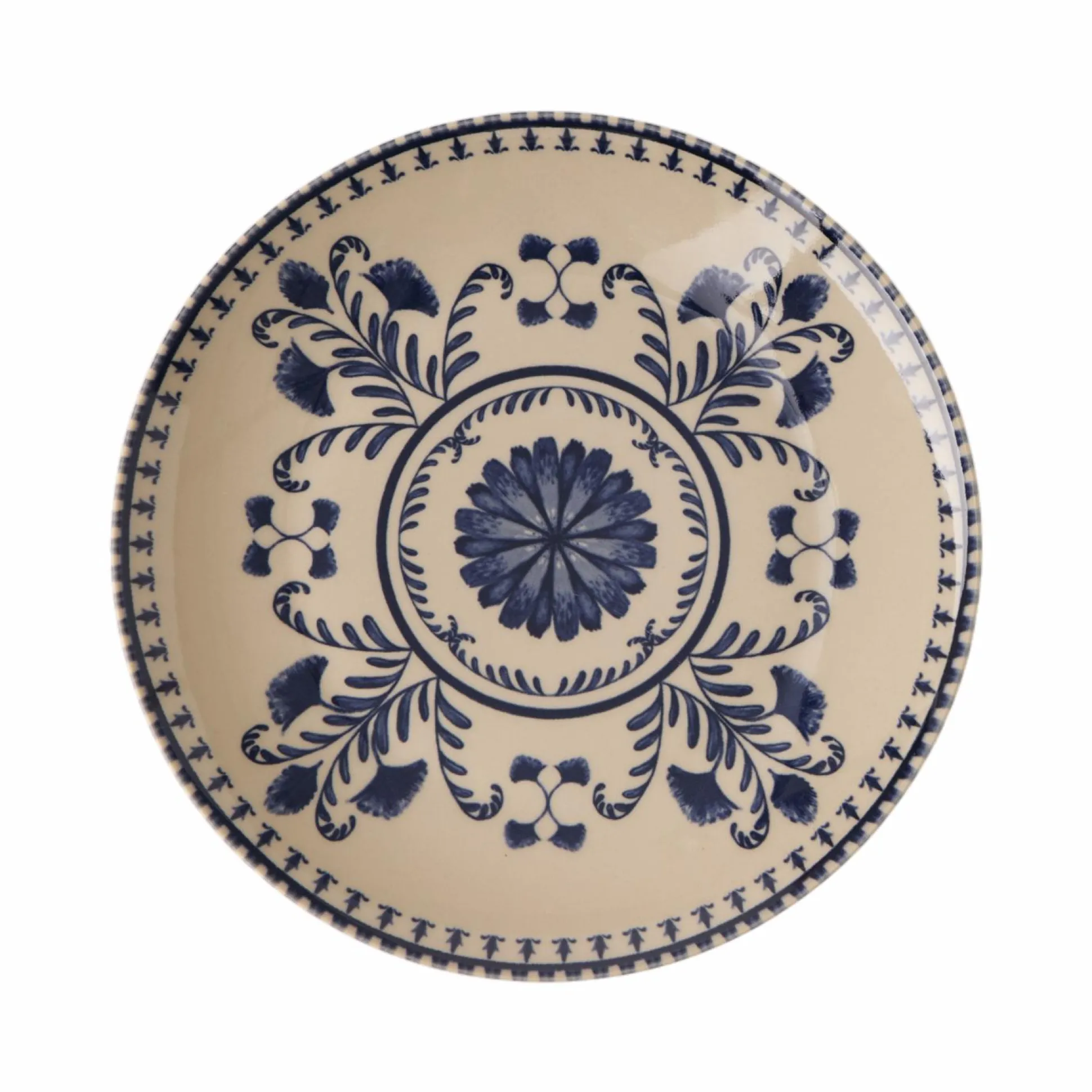 MARIA PT TERRACOTA Lot de 6 Assiettes plates Vila Flore