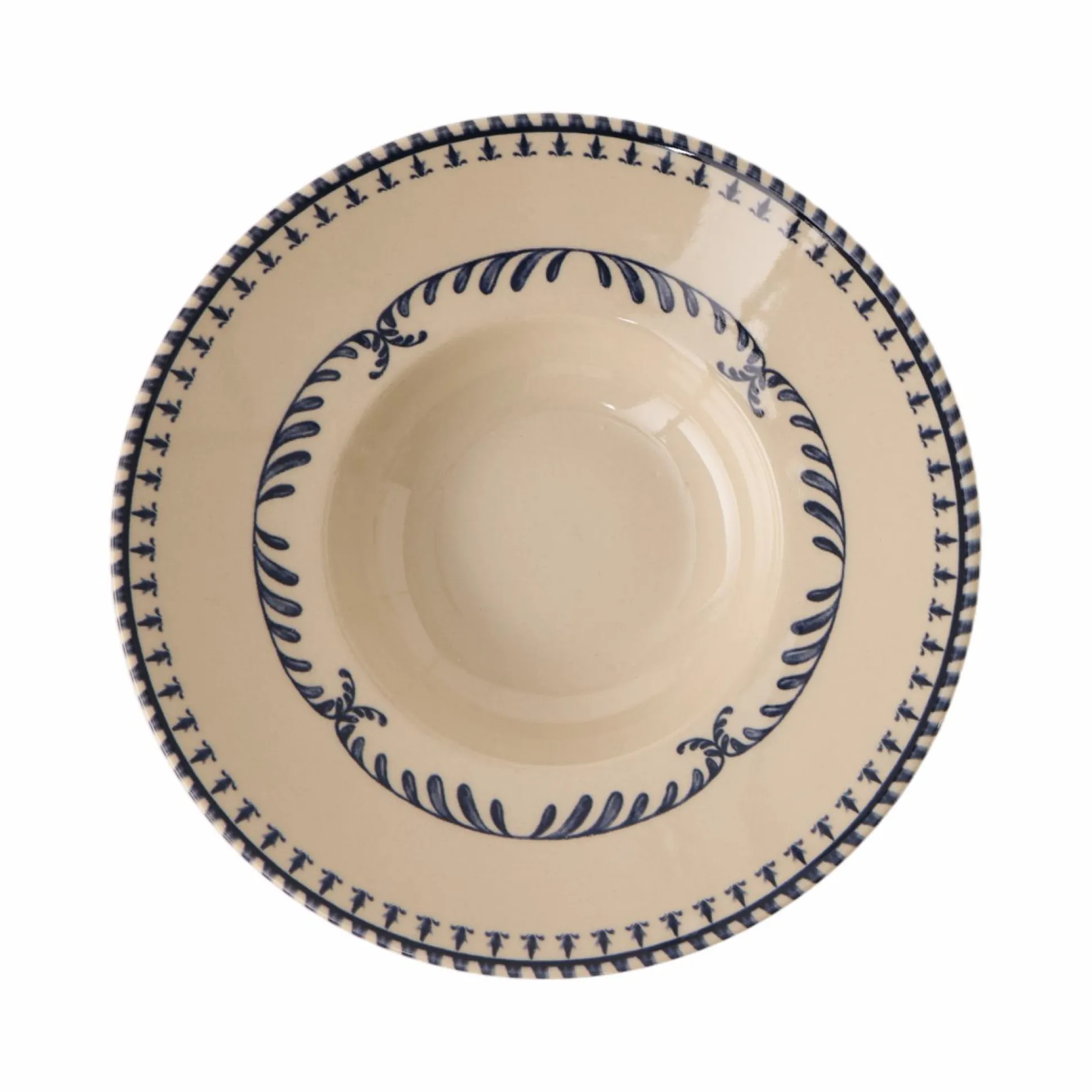 MARIA PT TERRACOTA Lot de 6 Assiettes à risotto Vila Flore