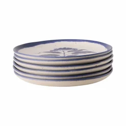 MARIA PT TERRACOTA Lot de 6 Assiettes plates Achillée Campo