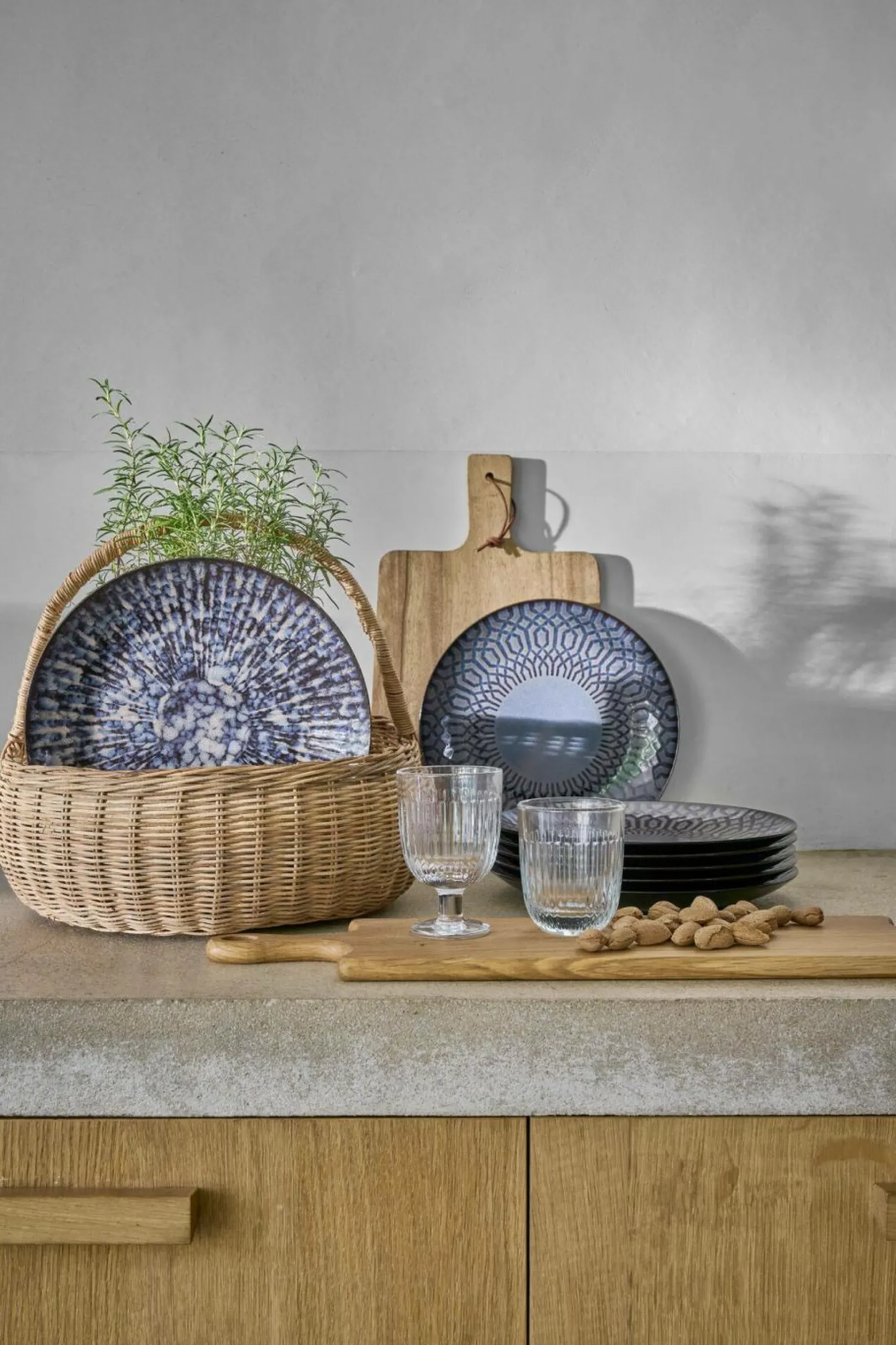 MARIA PT TERRACOTA Lot de 6 Assiettes plates Croisé Anadia