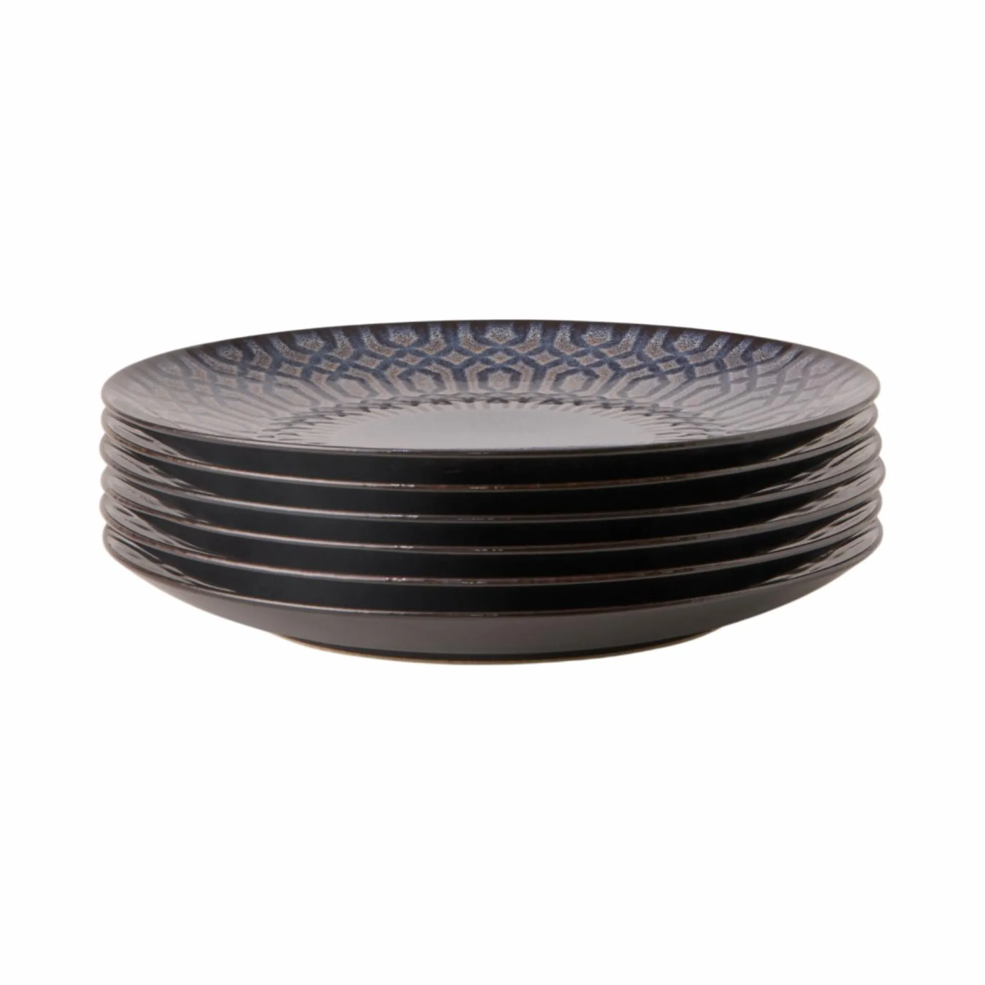 MARIA PT TERRACOTA Lot de 6 Assiettes plates Croisé Anadia