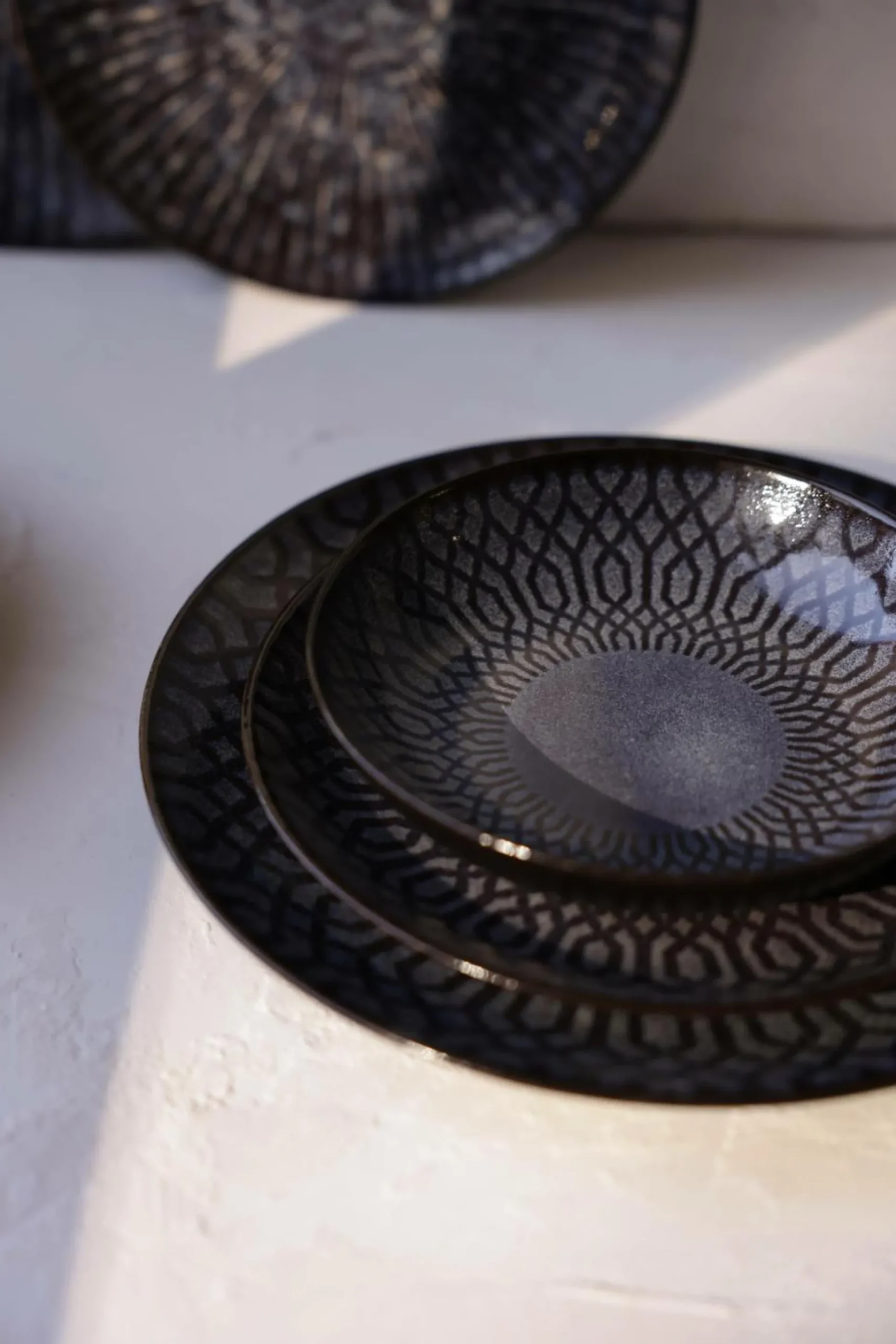 MARIA PT TERRACOTA Lot de 6 Assiettes plates Croisé Anadia