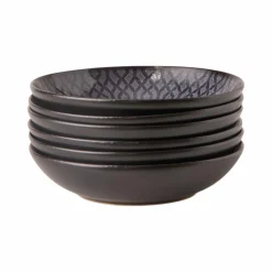 MARIA PT TERRACOTA Lot de 6 Assiettes creuses Croisé Anadia