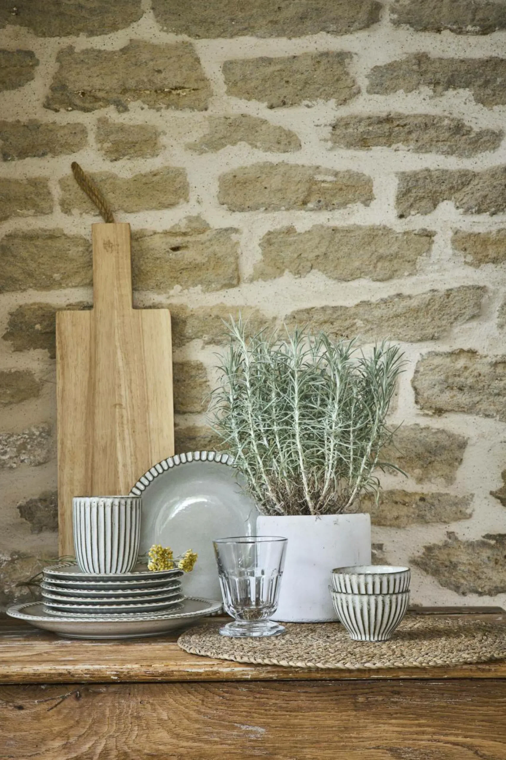 MARIA PT TERRACOTA Lot de 6 Assiettes creuses à corolle Canelada