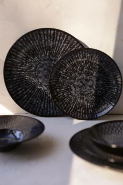 MARIA PT TERRACOTA Lot de 6 Assiettes à risotto Canelé Anadia