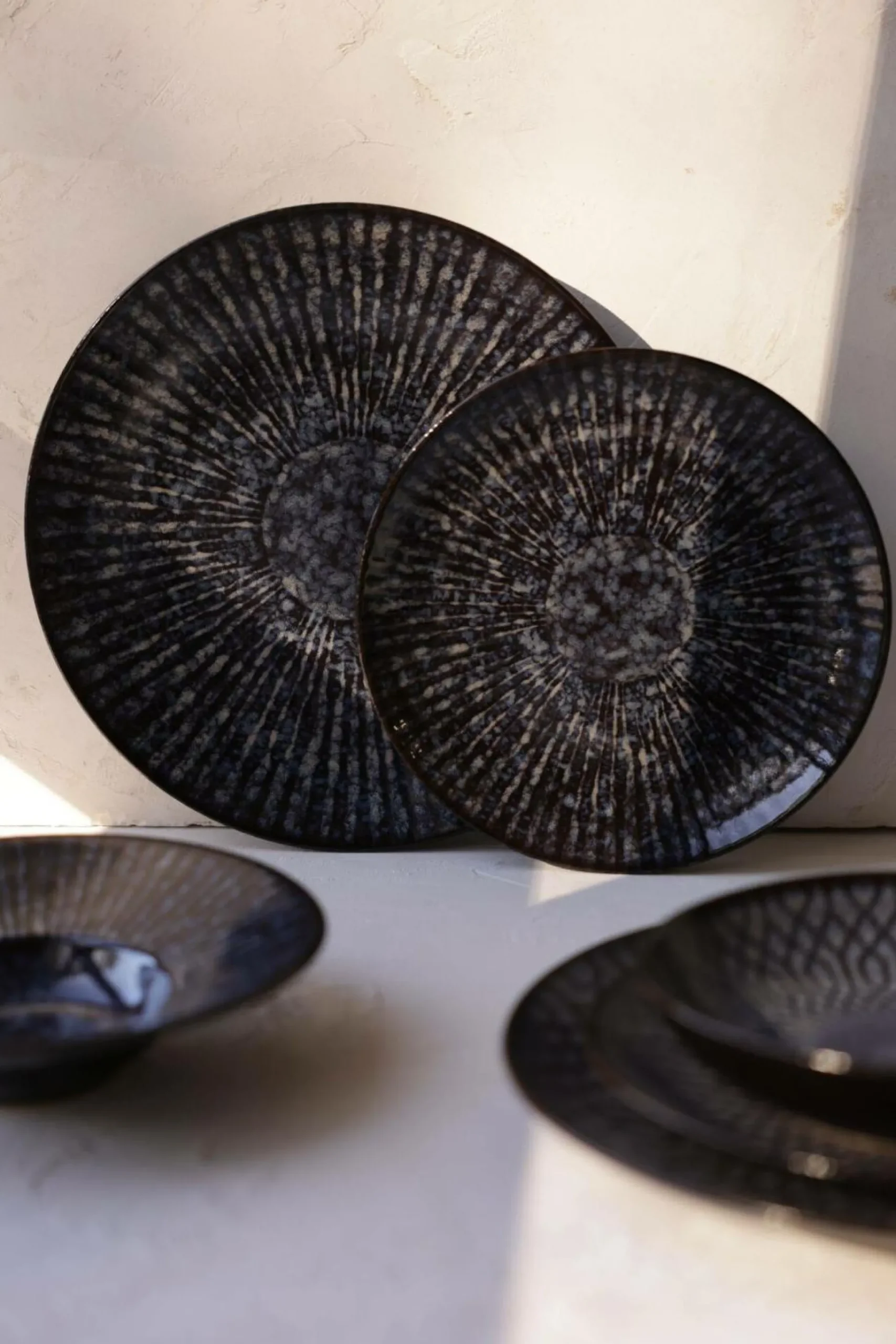 MARIA PT TERRACOTA Lot de 6 Assiettes à dessert Canelé Anadia