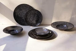 MARIA PT TERRACOTA Lot de 6 Assiettes à dessert Croisé Anadia