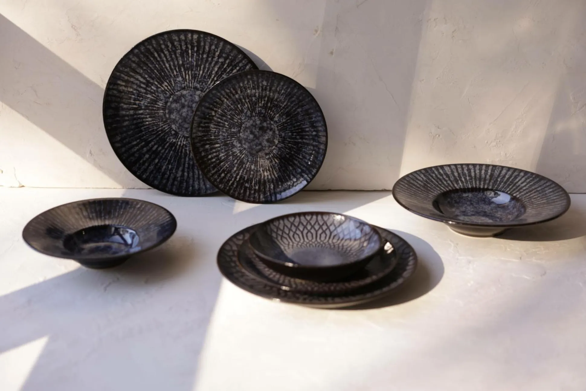 MARIA PT TERRACOTA Lot de 6 Assiettes à dessert Croisé Anadia