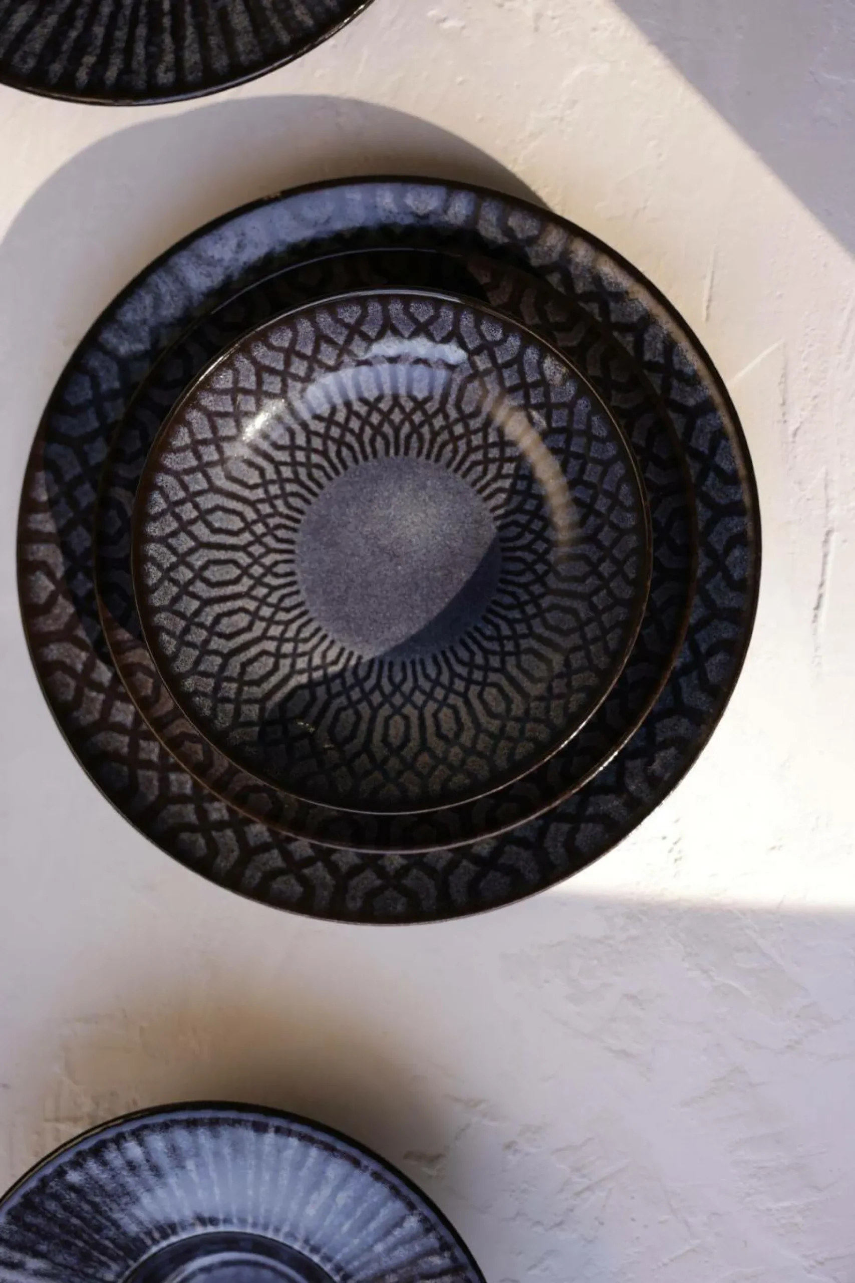 MARIA PT TERRACOTA Lot de 6 Assiettes à dessert Croisé Anadia