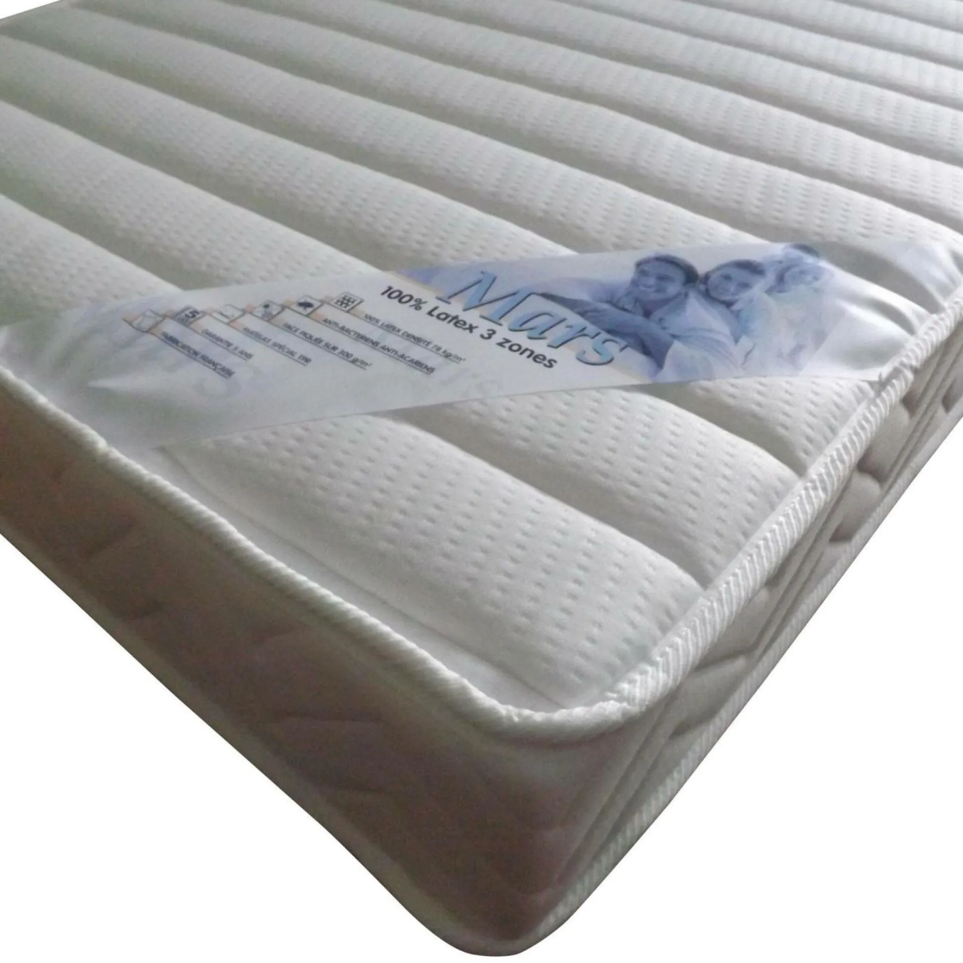 Matelas relaxation latex 14 cm - 2 x 70 x 190 cm