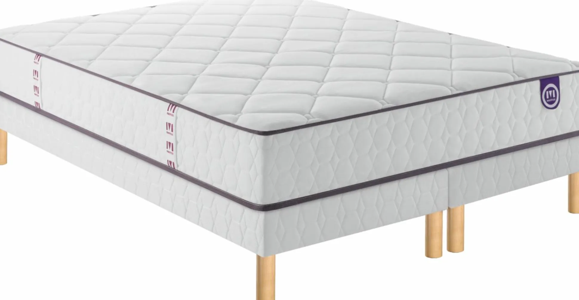 MERINOS Ensemble sommier et matelas Cheer Bed - 180 x 200 cm