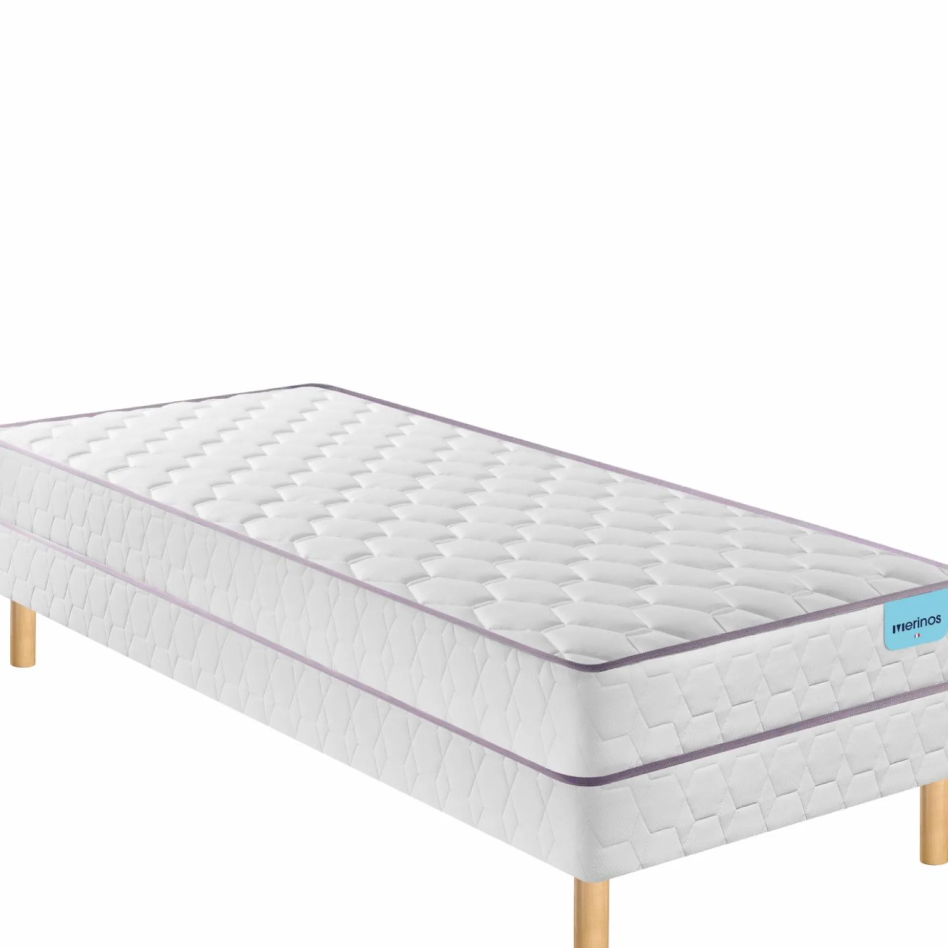 MERINOS Ensemble sommier et matelas Natty - 90 x 190 cm
