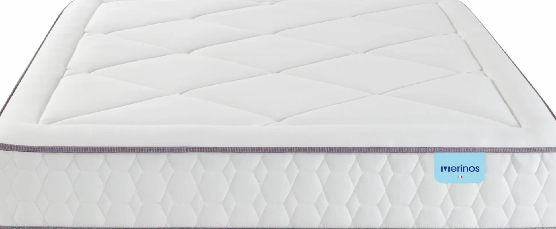 MERINOS Matelas ressorts ensachés 24 cm Full Bed - 120 x 190 cm
