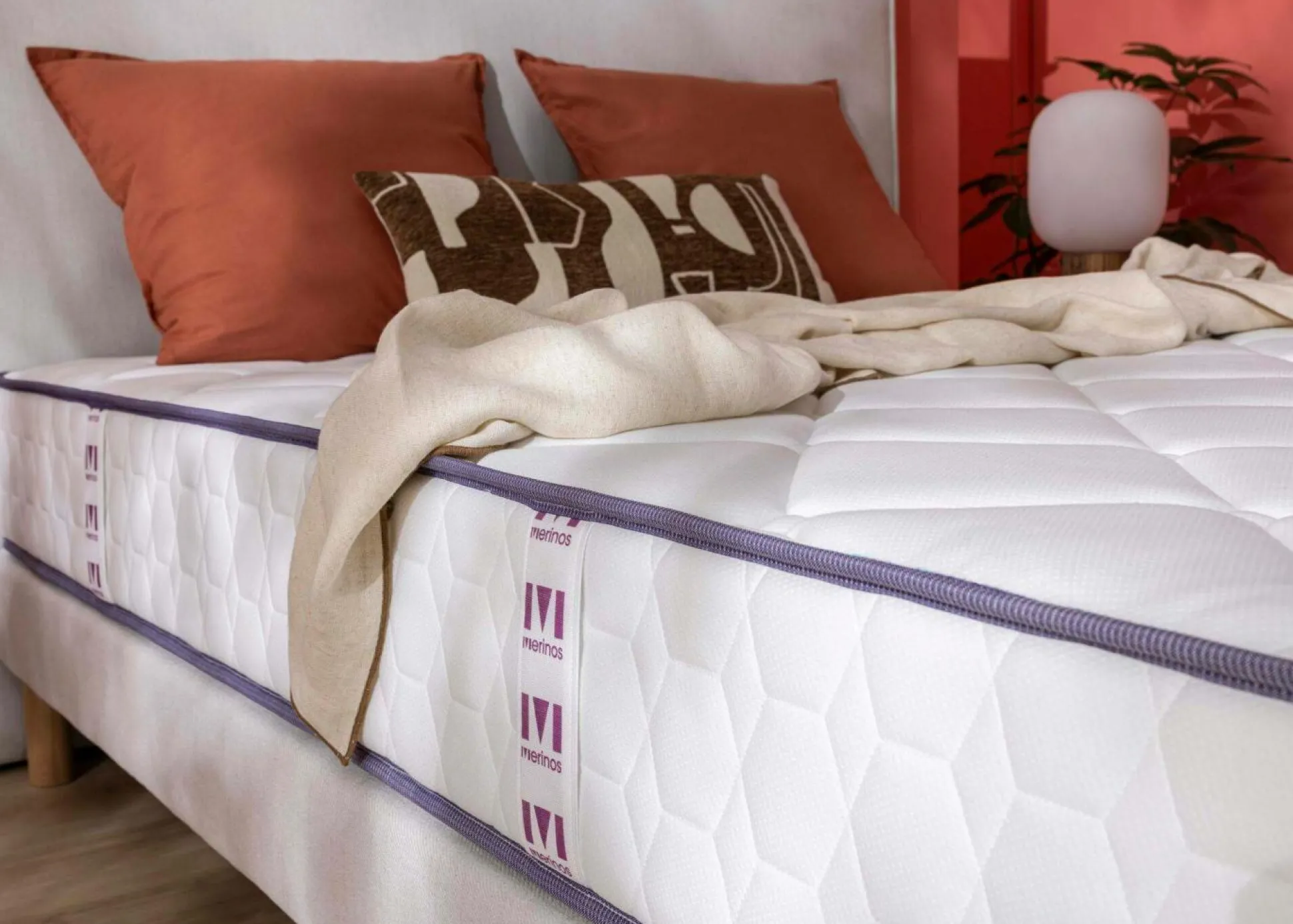 MERINOS Matelas ressorts ensachés 24 cm Cheer Bed - 120 x 200 cm