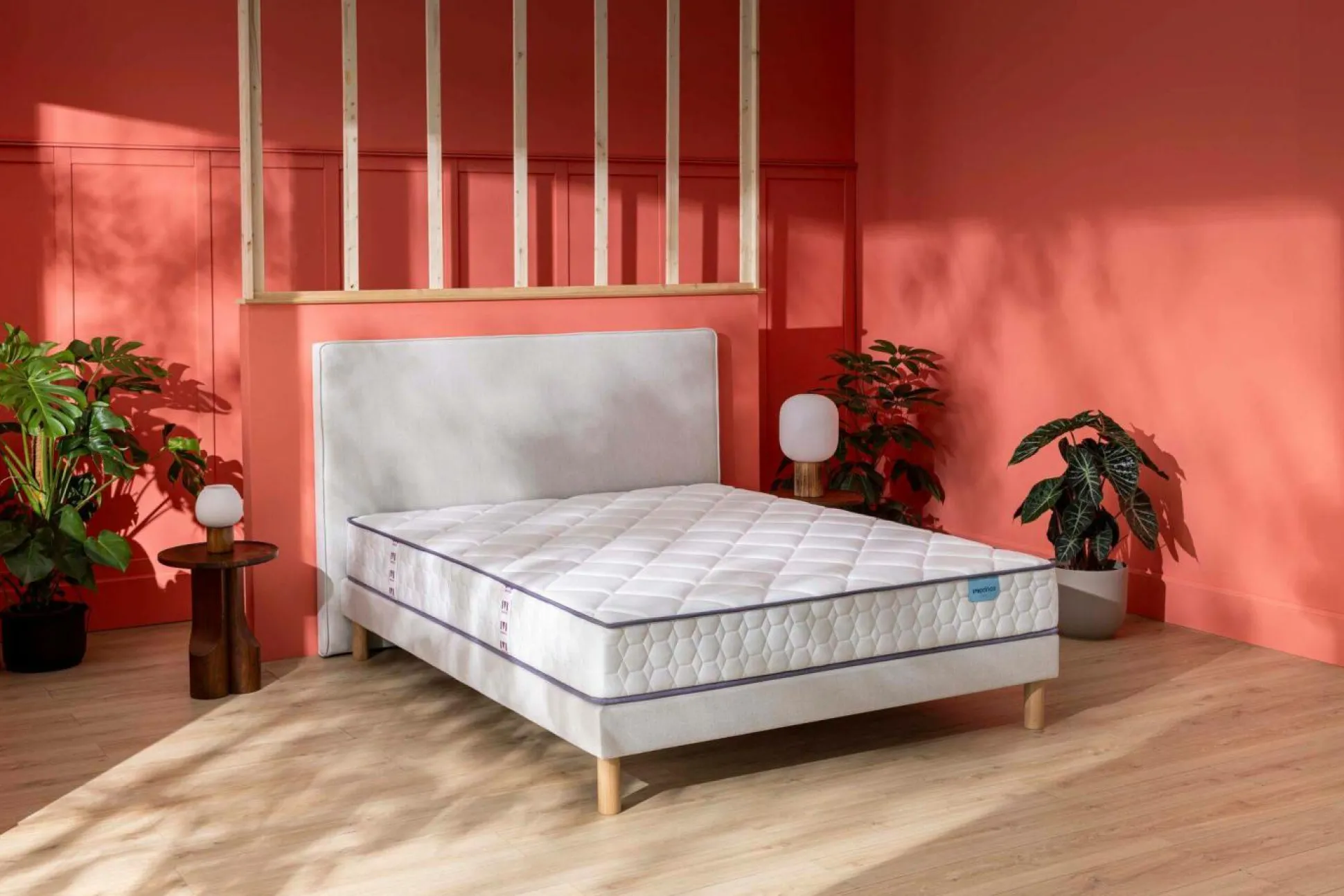 MERINOS Matelas ressorts ensachés 24 cm Cheer Bed - 90 x 200 cm