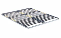 MERINOS Sommier cadre métal à lattes 5 zones 4 cm - 140 x 200 cm