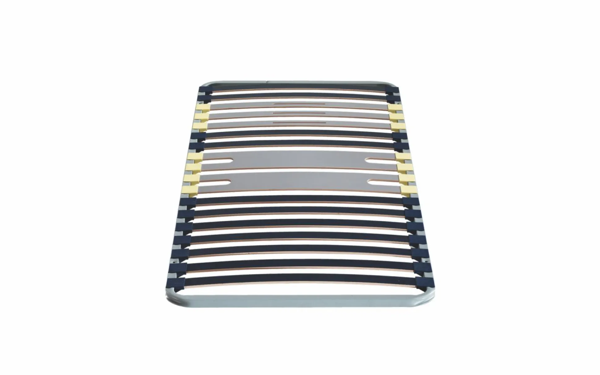 MERINOS Sommier cadre métal à lattes 5 zones 4 cm - 90 x 200 cm