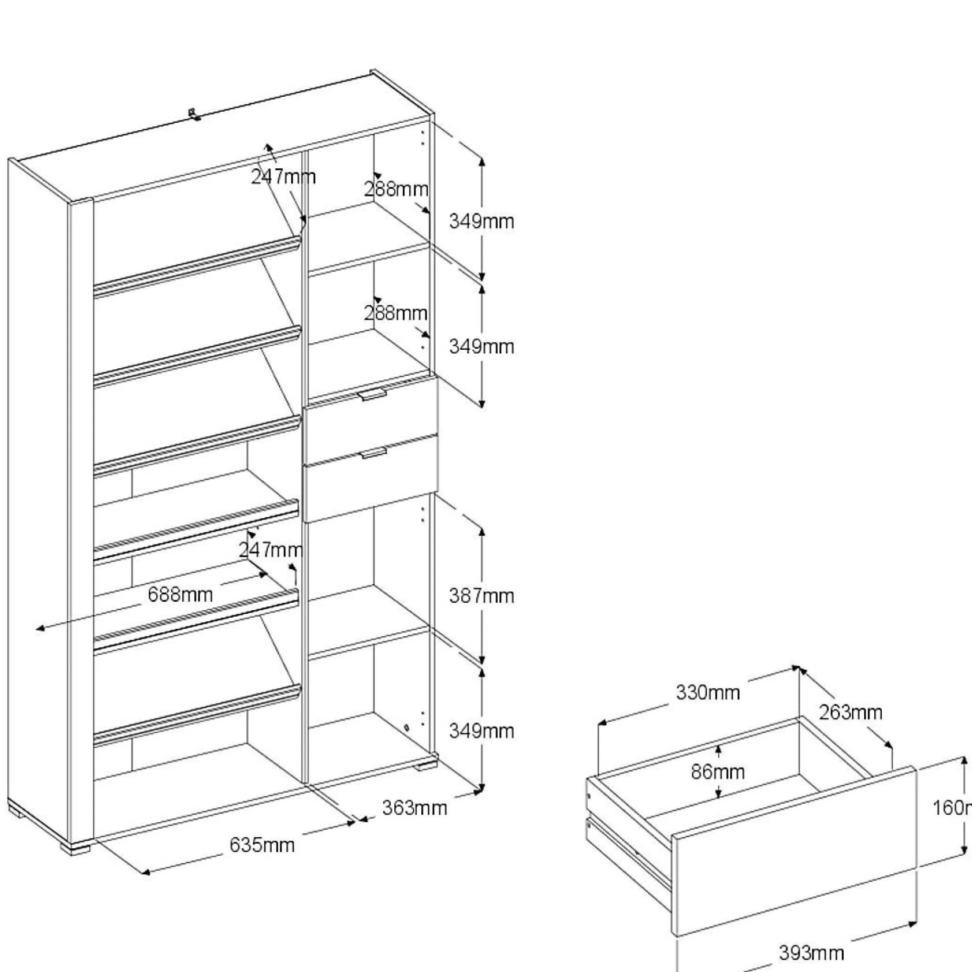 Meuble à chaussures Philémon