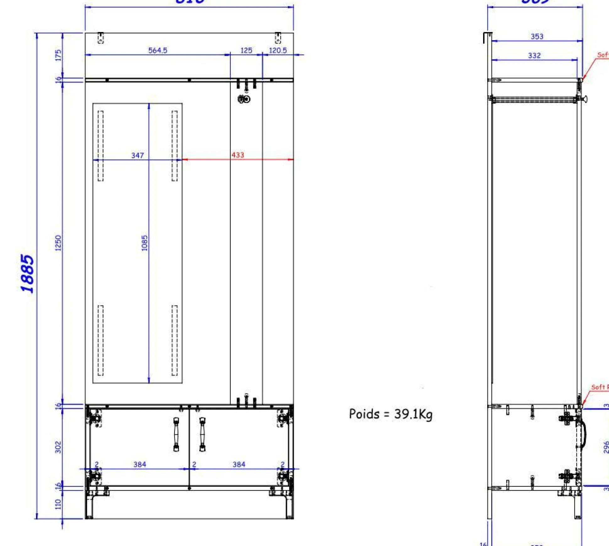 Meuble d'entrée Granval