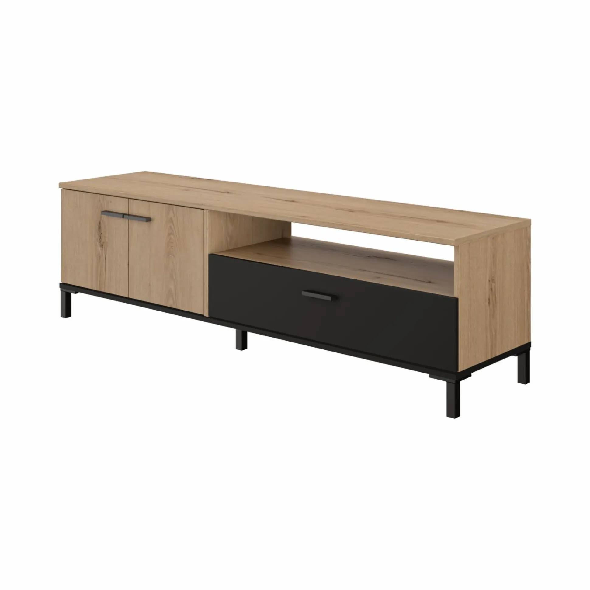 Meuble TV 2 portes 1 tiroir Germain
