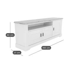 Meuble TV 3 portes Apolline