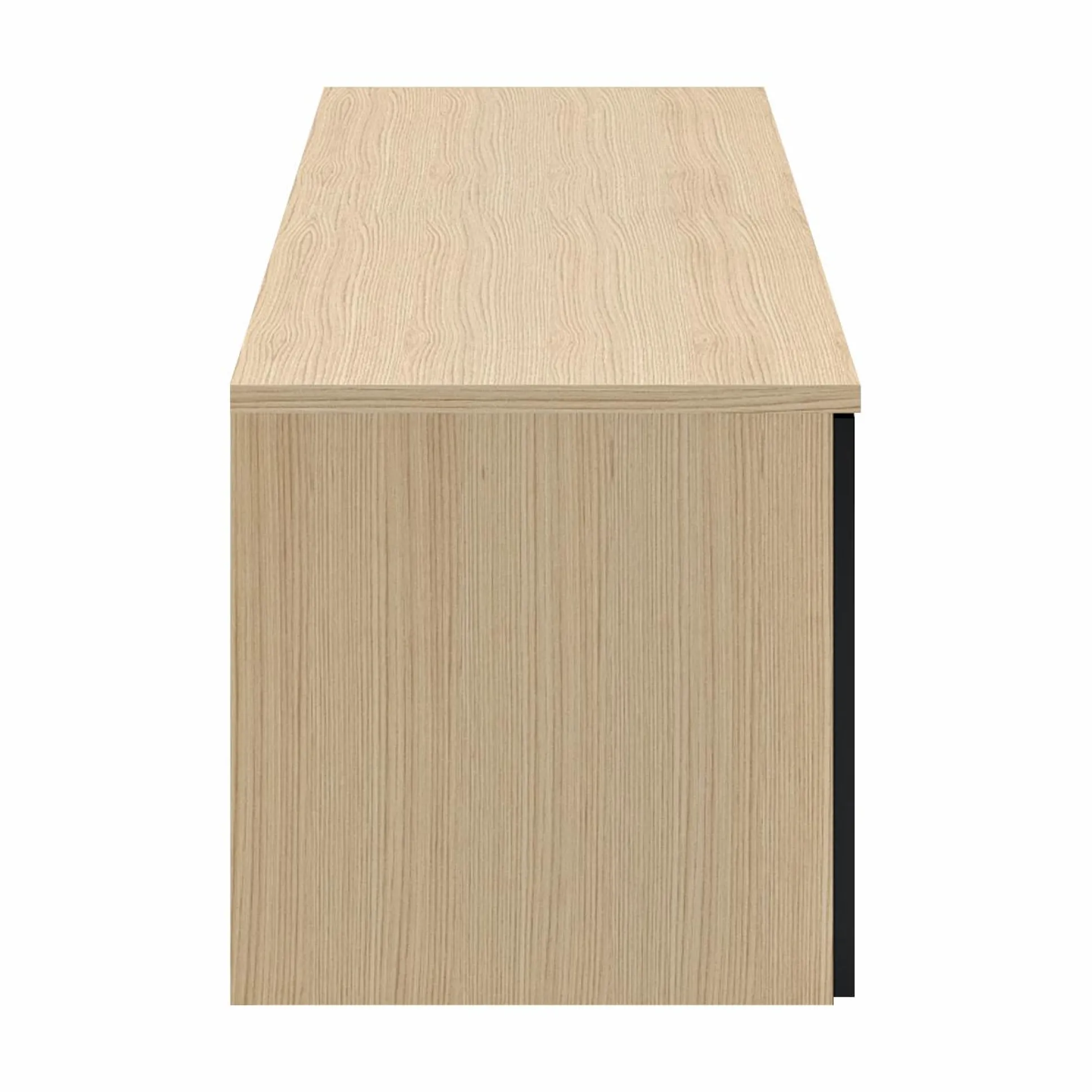 Meuble TV Albi 190 - Chêne/Noir