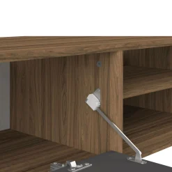 Meuble TV Ampère - Noyer/Gris