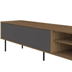 Meuble TV Ampère - Noyer/Gris