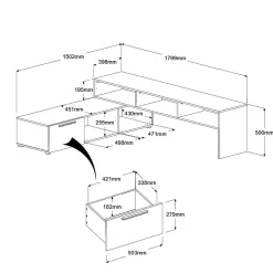 Meuble TV modulable Pino