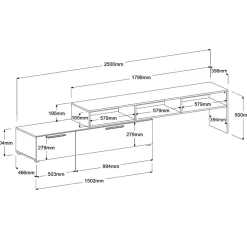 Meuble TV modulable Pino