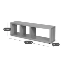 Meuble TV Texas - Noyer