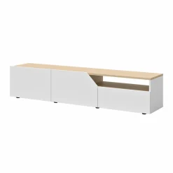 Meuble TV Verone - Chêne/Blanc