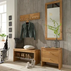 Miroir en chêne massif Cyriel