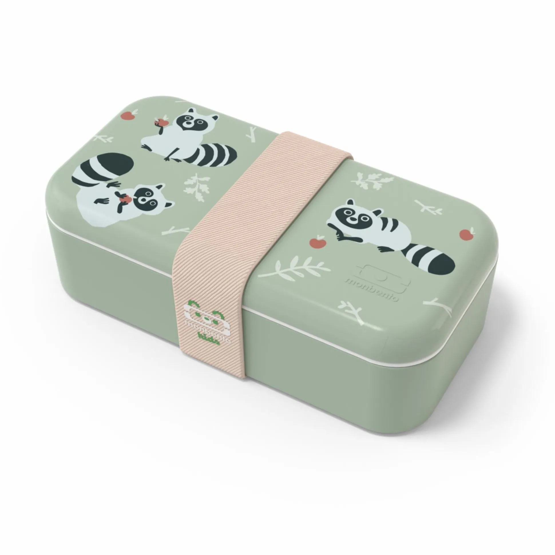 MONBENTO Lunchbox enfant Foodie - Vert Raccoon