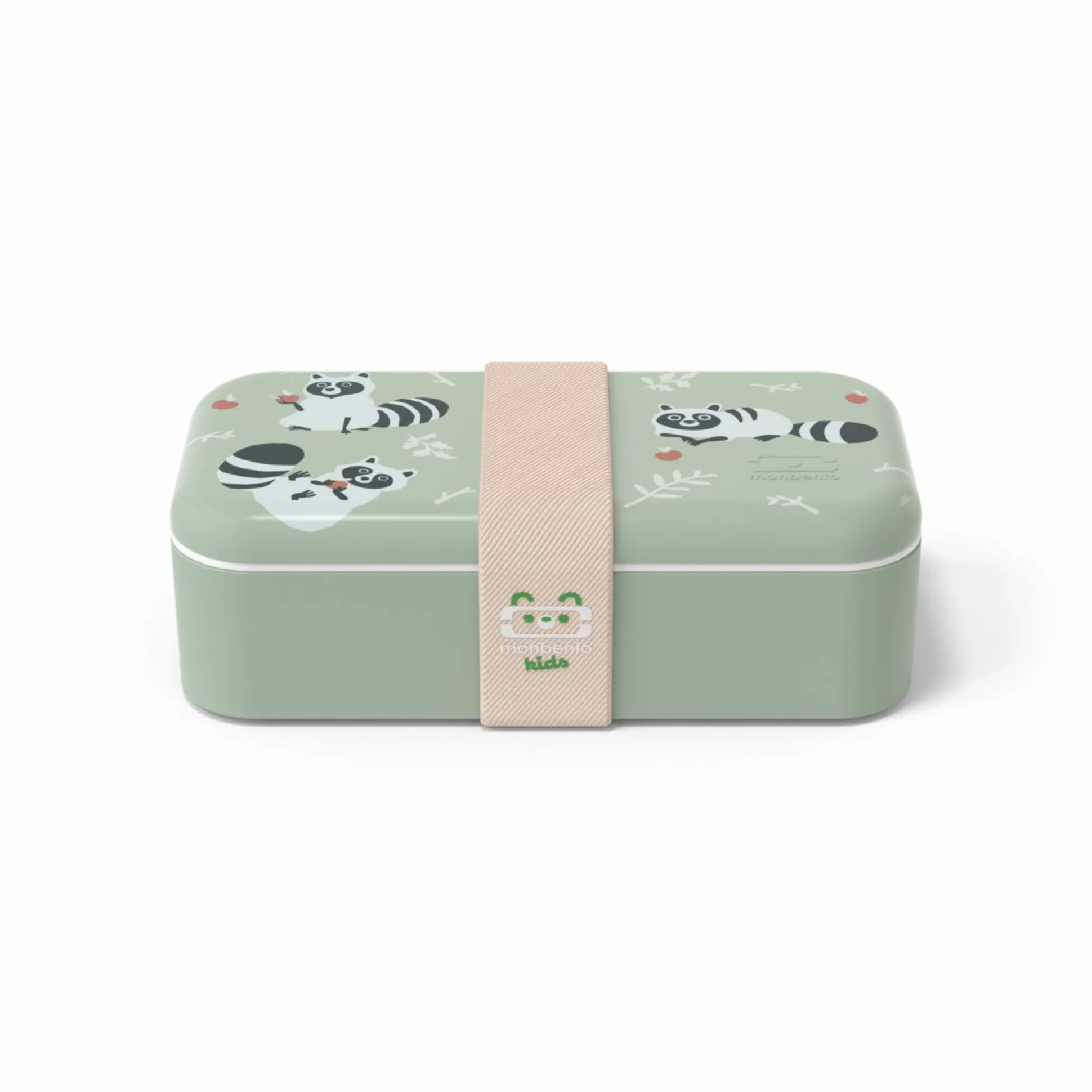 MONBENTO Lunchbox enfant Foodie - Vert Raccoon