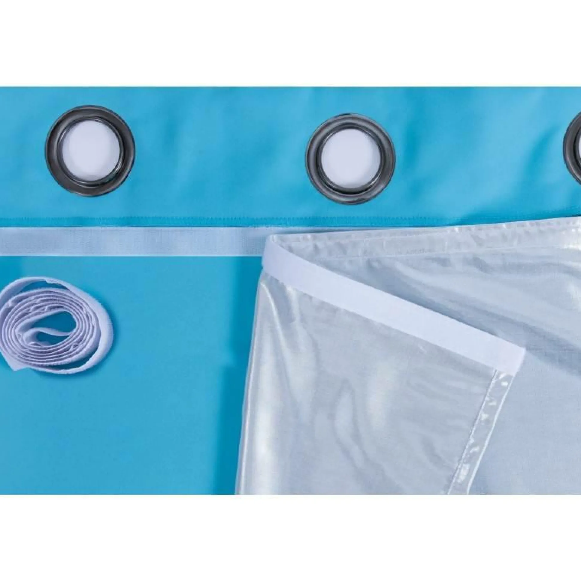 MOONDREAM Doublure Thermique Réversible été / hiver 135 x 240 cm, argent