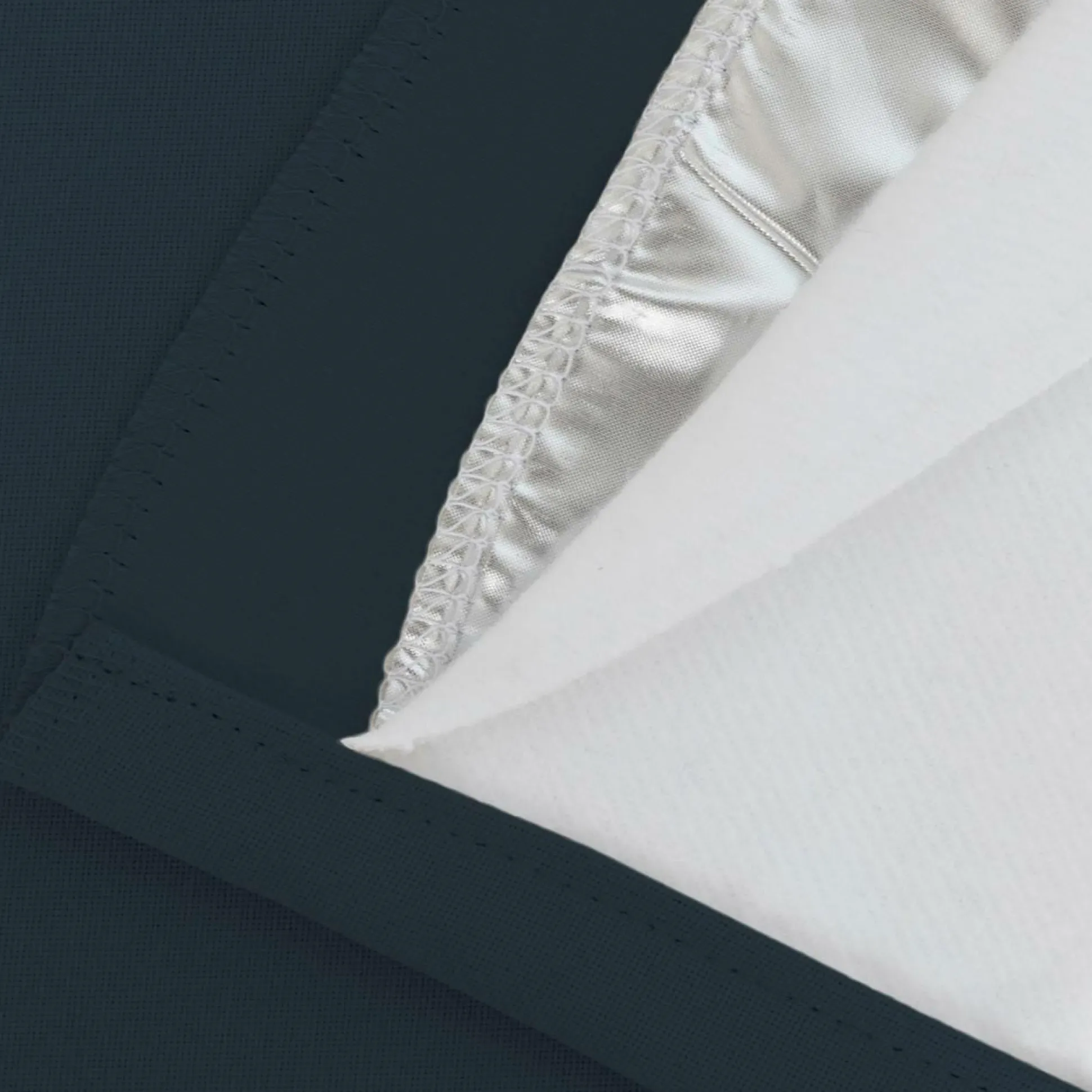 MOONDREAM Rideau 3 en 1 phonique thermique occultant Marius - Bleu Ardoise