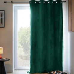 MOONDREAM Rideau velours 3 en 1 phonique thermique occultant Marilou - Origan