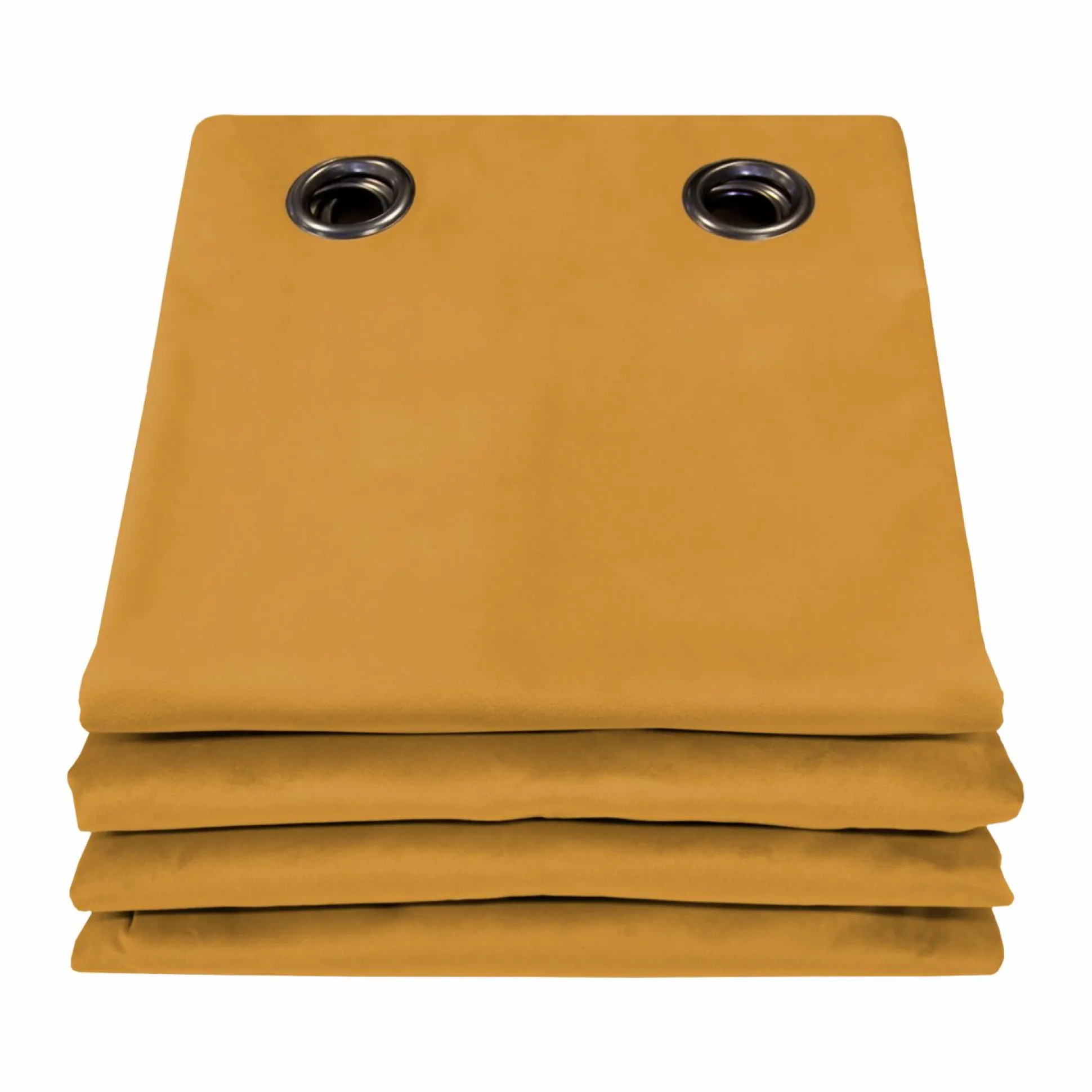 MOONDREAM Rideau velours 3 en 1 phonique thermique occultant Marilou - Ocre