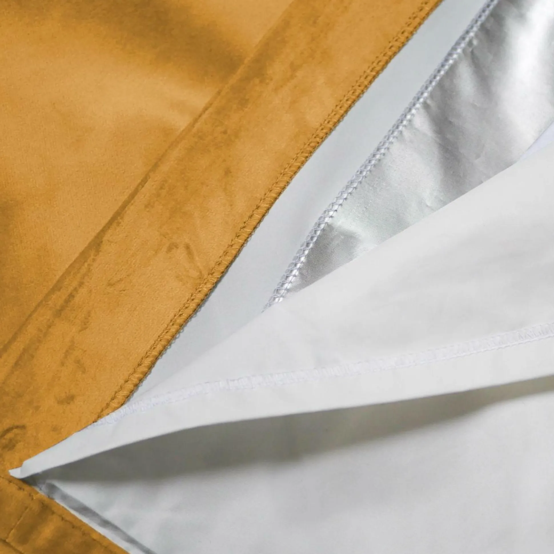 MOONDREAM Rideau velours 3 en 1 phonique thermique occultant Marilou - Ocre