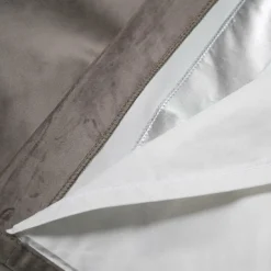 MOONDREAM Rideau velours 3 en 1 phonique thermique occultant Marilou - Taupe