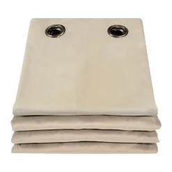 MOONDREAM Rideau velours 3 en 1 phonique thermique occultant Marilou - Darjeling