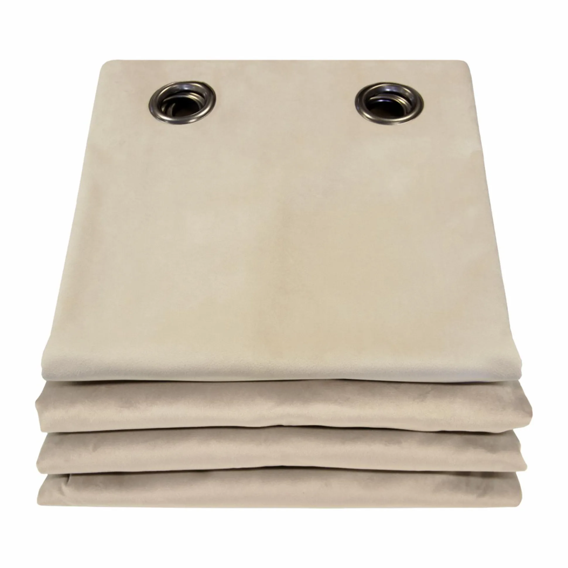 MOONDREAM Rideau velours 3 en 1 phonique thermique occultant Marilou - Darjeling